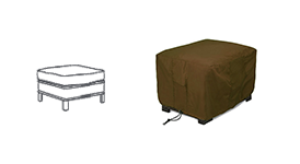 Square Ottoman Cover