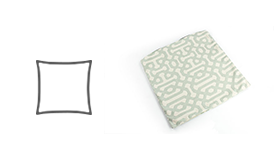 Regent Sunbrella Throw Pillow Slipcover