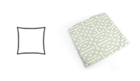 Regent Sunbrella Throw Pillow Slipcover
