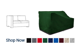 Right Arm Sectional Loveseat Cover
